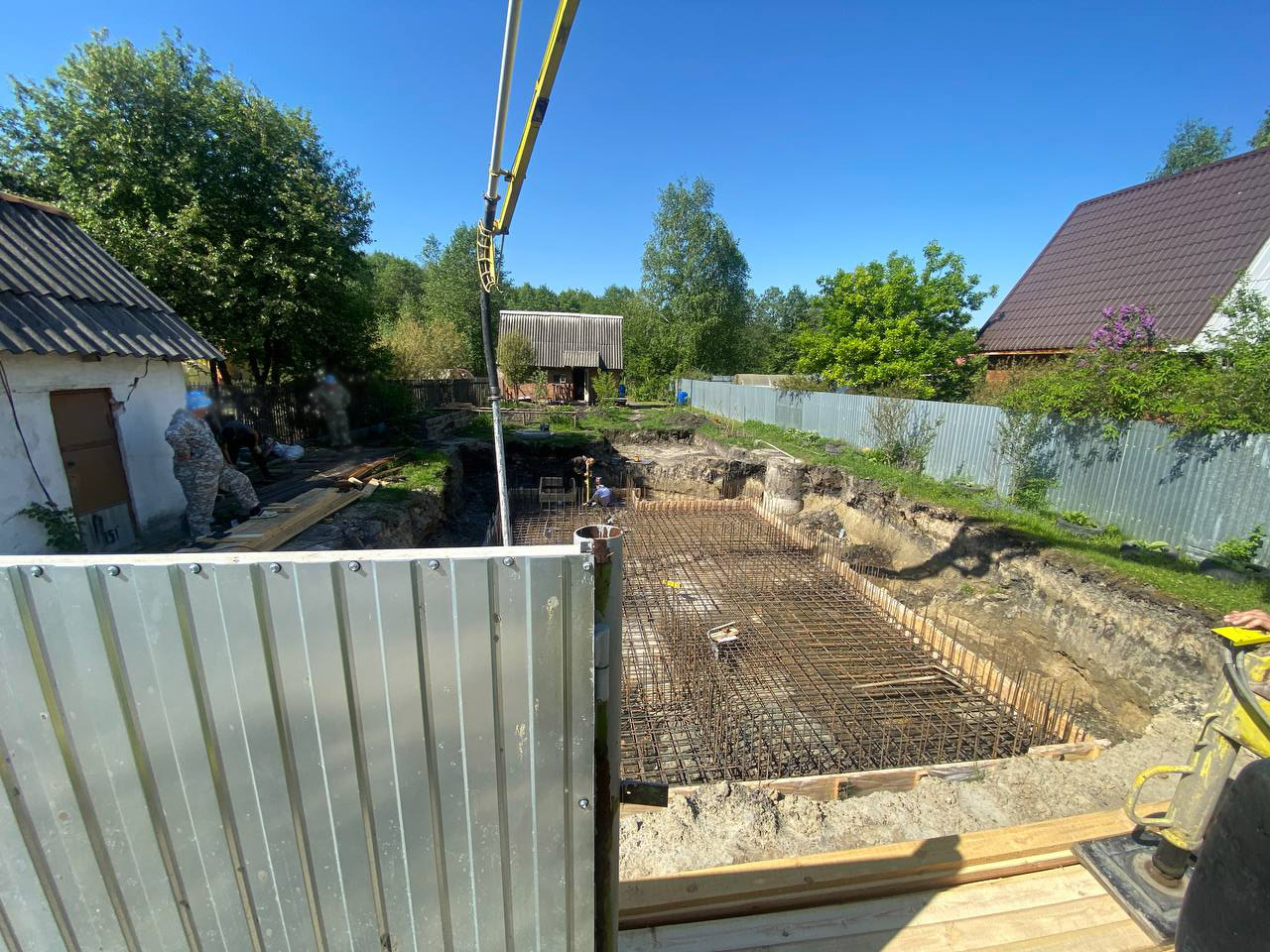 Заливка монолитного фундамента, фото 2